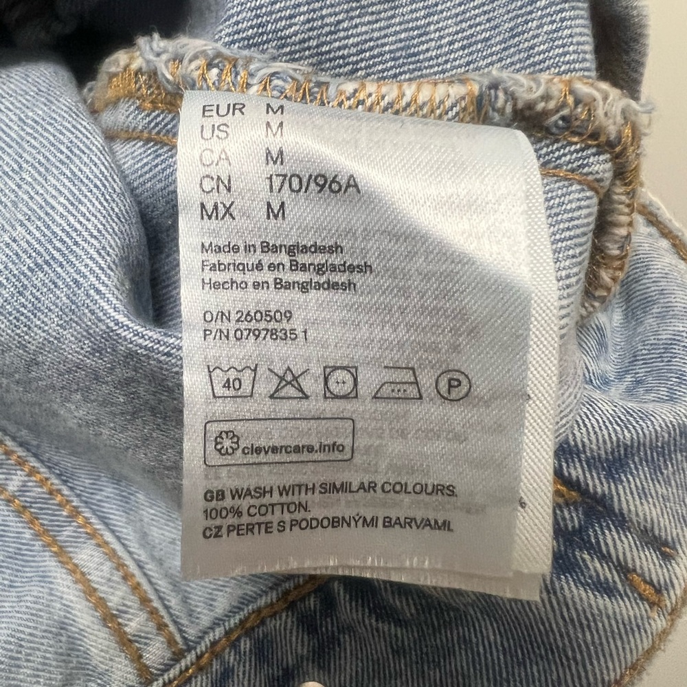 H&M Distressed Denim Jacket - Picture 7 of 9
